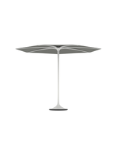 Palma aluminium frame Wit, incl. voet rond 70