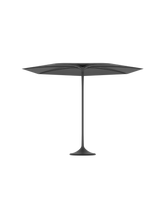 Palma aluminium frame Anthracite/doek black, incl. voet rond 70