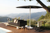 Palma aluminium frame Anthracite/doek black, incl. voet rond 70