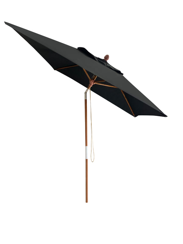 Enzo parasol 200 x 200,zwart, knik