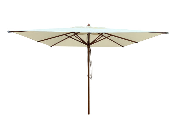 Lucia parasol 300 x 300, ecru
