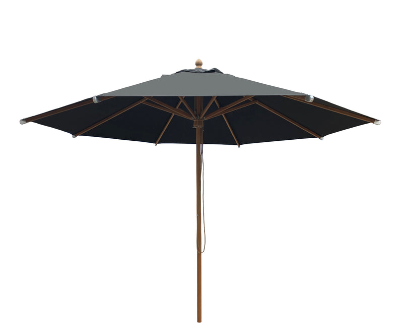 Elena parasol rond 350,zwart