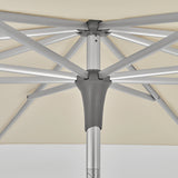 Alu-Smart parasol rechthoekig 210 x 150, kleur 422 Cream