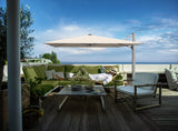 Ambiente Nova parasol 400x400, kleur 511 stone zv