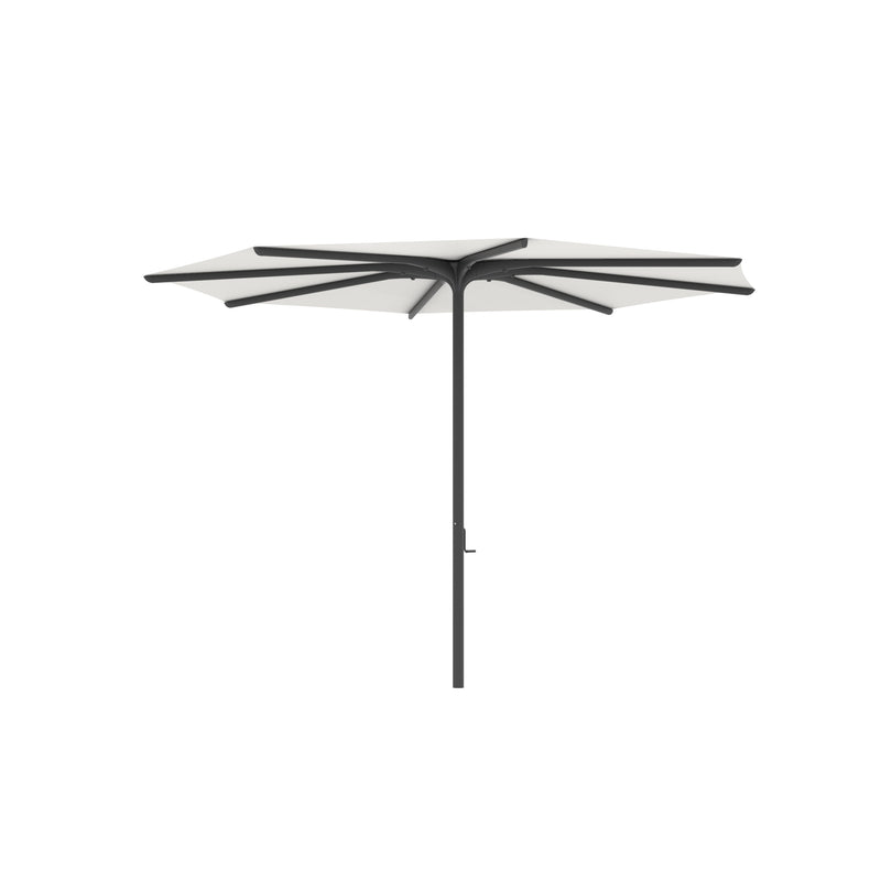 Bloom parasol rond 330 frame black/doek white uni