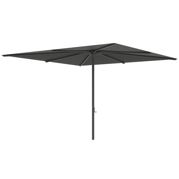 Bloom parasol 340 x 340 frame black/doek black uni