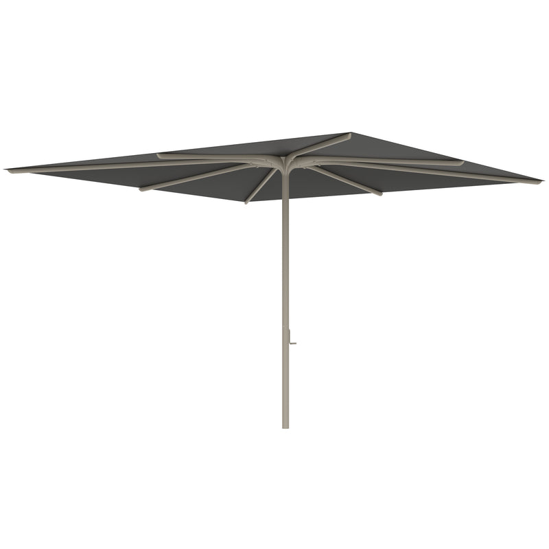 Bloom parasol 340 x 340 frame sand/doek black uni