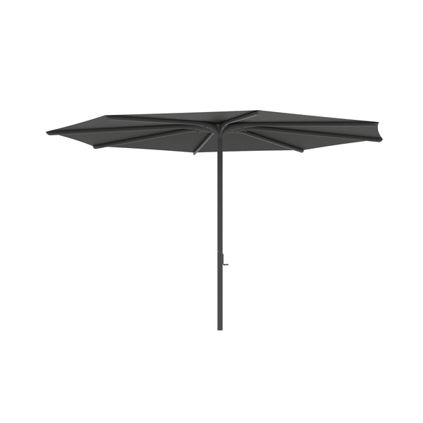 Bloom parasol rond 380 frame black/doek black uni