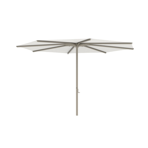 Bloom parasol rond 380 frame sand/doek white uni