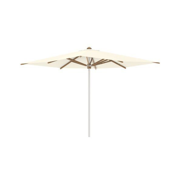 Shady parasol rvs / teak 300x300 ecru uni