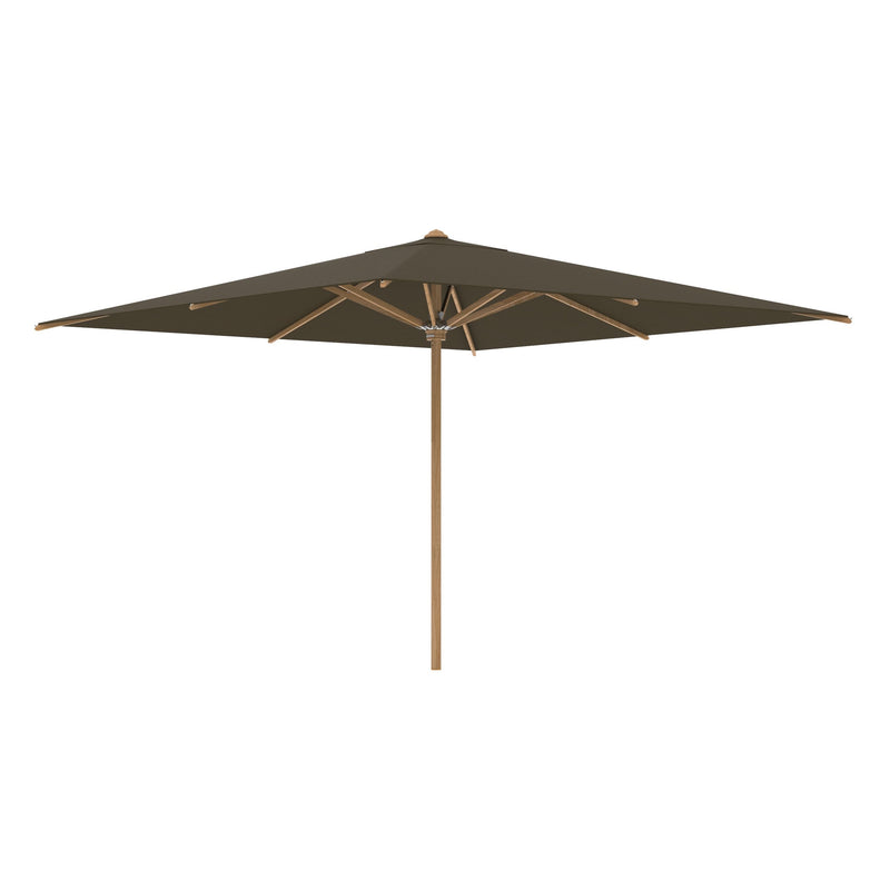 Shady parasol teak/teak 350x350 fondant uni
