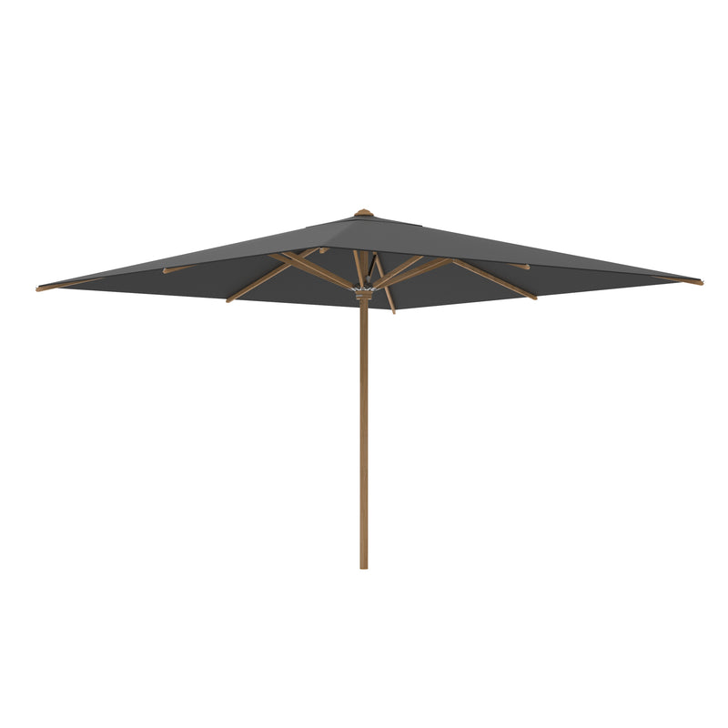 Shady parasol teak/teak 350x350 black uni