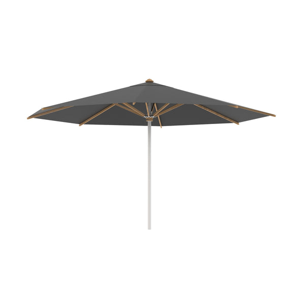 Shady parasol rvs/teak  vierkant 3.5 x 3.5 black uni