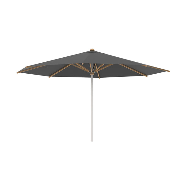 Shady parasol rvs / teak 350 rond black uni