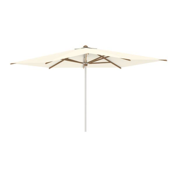 Shady parasol rvs / teak 300x400 ecru uni