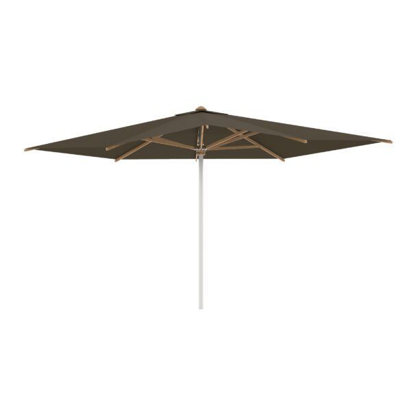 Shady parasol rvs / teak 300x400 fondant uni