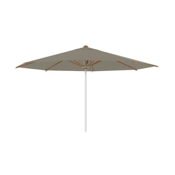 Shady parasol rvs / teak 450 rond cappuccino