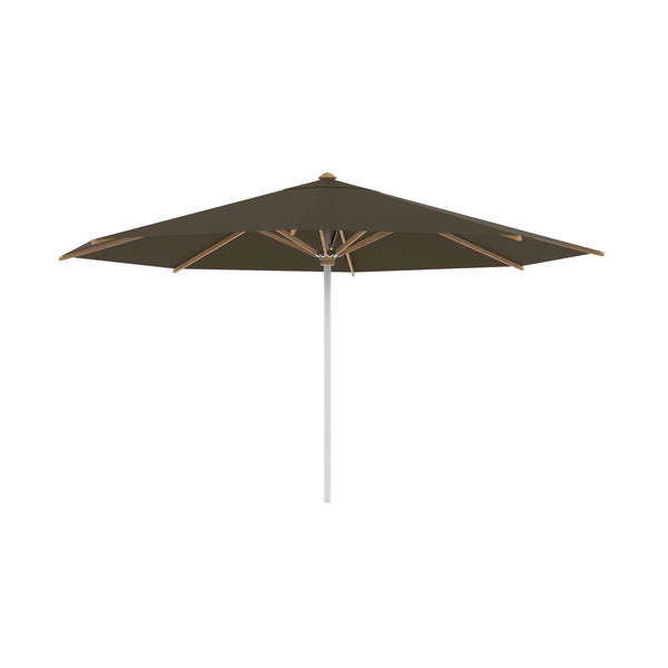 Shady parasol rvs / teak 450 rond fondant uni