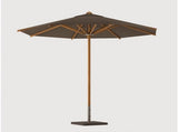 Shady parasol teak/teak rond 450 black uni