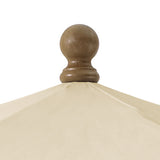 Piazzino parasol rond 300, kleur 422 Cream