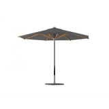Shady parasol rvs / teak 300x400 grey uni