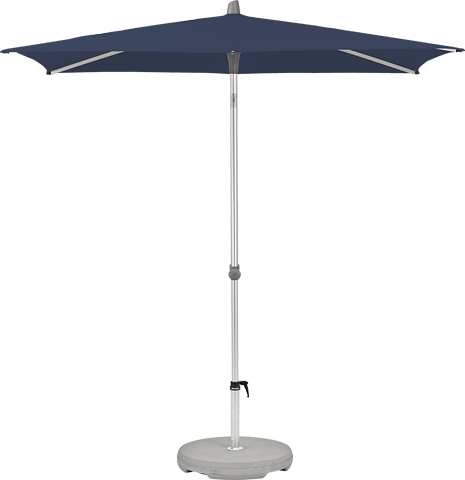 Alu-Smart parasol rechthoekig 210 x 150, kleur 439 Navy