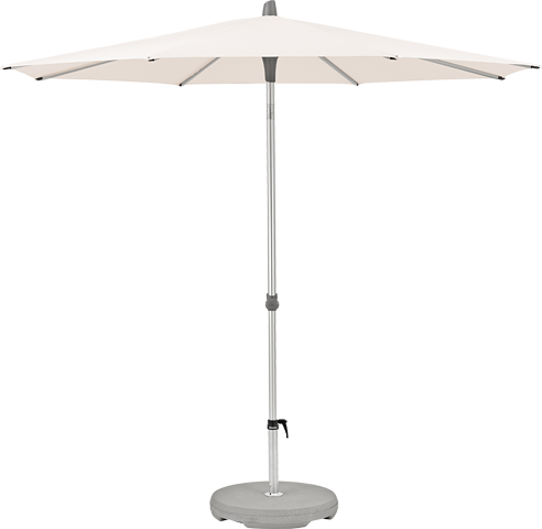 Alu-Smart parasol rond 250, kleur 453 Vanilla