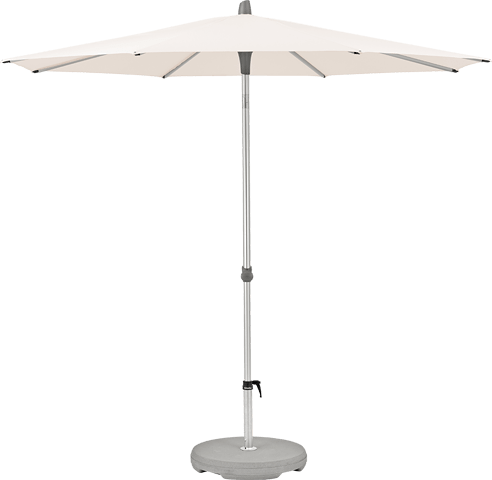 Alu-Smart parasol rond 300, kleur 453 Vanilla