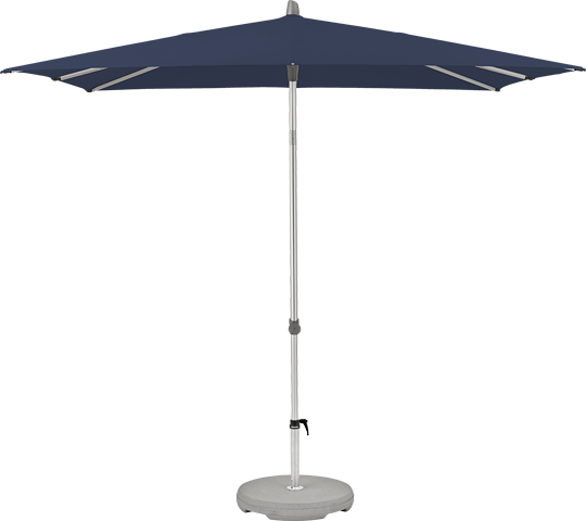 Alu-Smart parasol vierkant 240 x 240, kleur 439 Navy