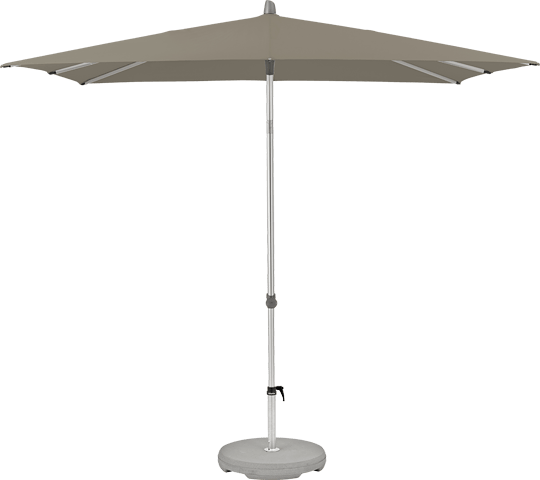 Alu-Smart parasol vierkant 240 x 240, kleur 461 Taupe