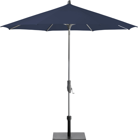 Alu-Twist parasol rond 270 cm. kleur 439 Navy