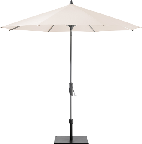 Alu-Twist parasol rond 330 cm. kleur 453 Vanilla
