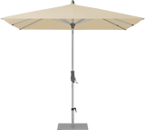 Alu-Twist parasol vierkant 240 x 240 cm. kleur 422 cream
