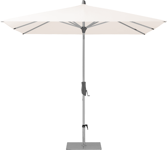Alu-Twist parasol vierkant 240 x 240 cm. kleur 453 Vanilla