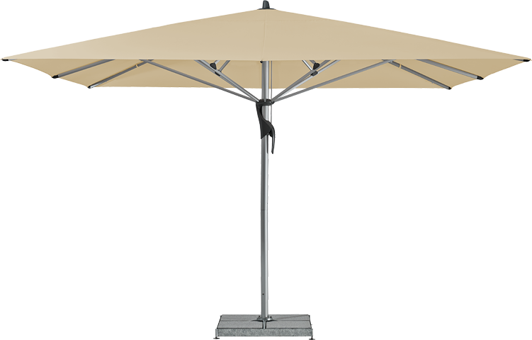 Fortello parasol vierkant 400 x 400, kleur 422 Cream