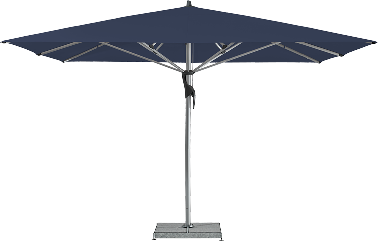 Fortello parasol vierkant 400 x 400, kleur 439 Navy