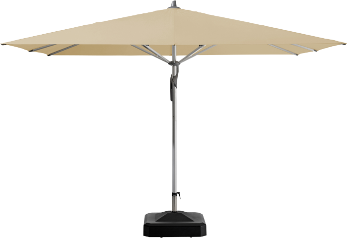 Fortero parasol vierkant 250 x 250, kleur 422 Cream