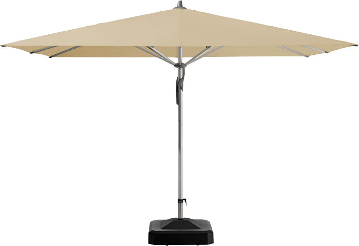 Fortero parasol vierkant 350 x 350, kleur 422 Cream