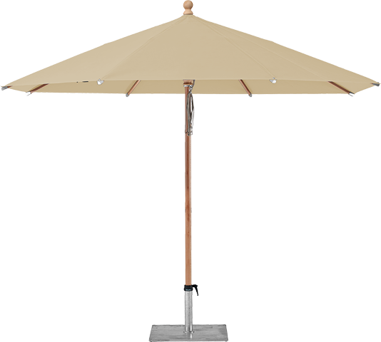 Piazzino parasol rond 350, kleur 422 Cream