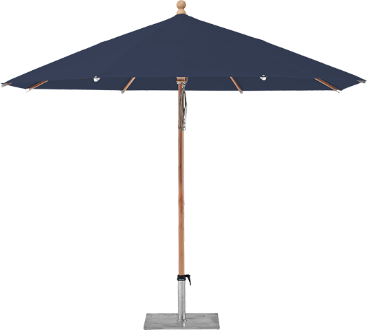 Piazzino parasol rond 350, kleur 439 Navy