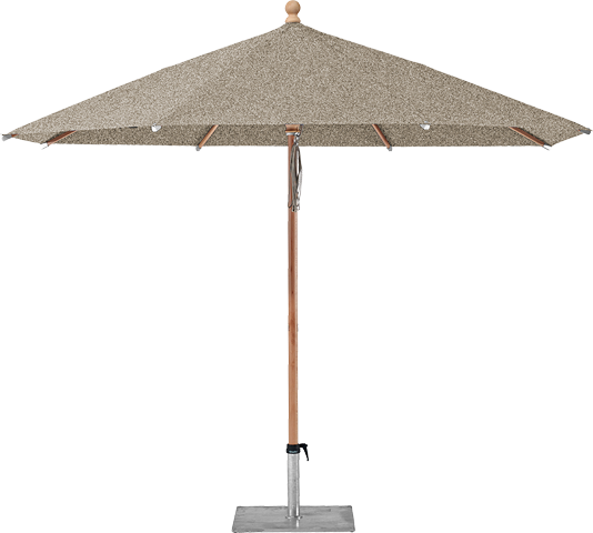 Piazzino parasol rond 350, kleur 461 Taupe