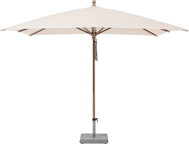 Piazzino parasol vierkant 300 x 300, kleur 453 Vanilla