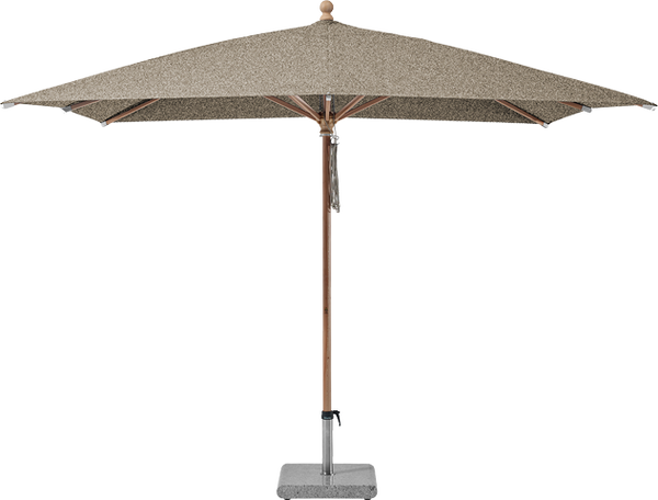 Piazzino parasol vierkant 300 x 300, kleur 461 Taupe